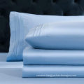 Solid color  4-Pieces very soft brushed microfiber fabric bed sheet sets